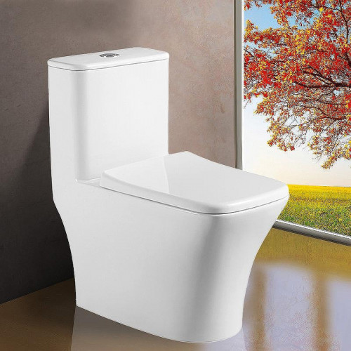 Унитаз моноблок Azario Teano AZ-8621 с сиденьем Микролифт