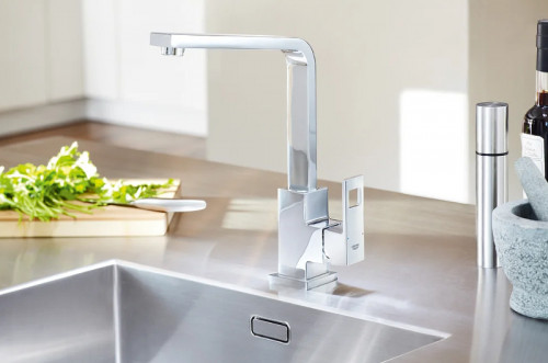 Смеситель для кухни Grohe Eurocube 31255000 Хром латунь