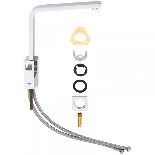 Смеситель для кухни Grohe Eurocube 31255000 Хром латунь