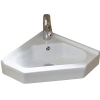 Раковина CeramaLux 69 7012J Белая фаянс подвесная