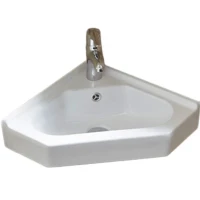 Раковина CeramaLux 69 7012J Белая фаянс подвесная