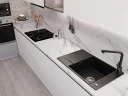 Кухонная мойка Emar Quartz 78 EMQ-1780.Q цвет Морион