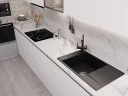 Кухонная мойка Emar Quartz 78 EMQ-1780.Q цвет Морион