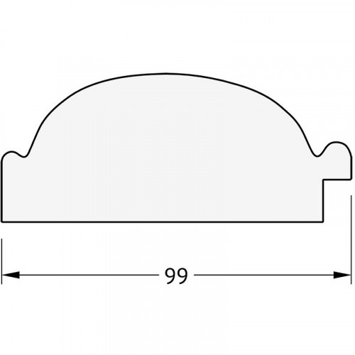 Зеркало Evoform Exclusive 139х59 BY 3521 с фацетом в багетной раме - Византия бронза 99 мм стекло