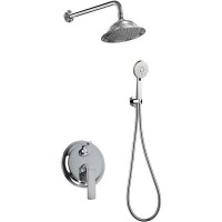 Душевая система Bronze de Luxe Pure A800/9143-2 Хром латунь встраиваемый