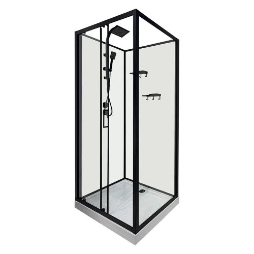 Душевая кабина Loranto 98х98 L CS-3010TM/W-100L без гидромассажа