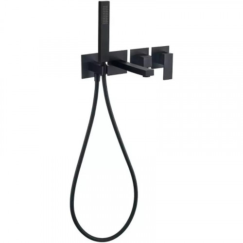 Смеситель для ванны Grocenberg GB5060BL Черный матовый