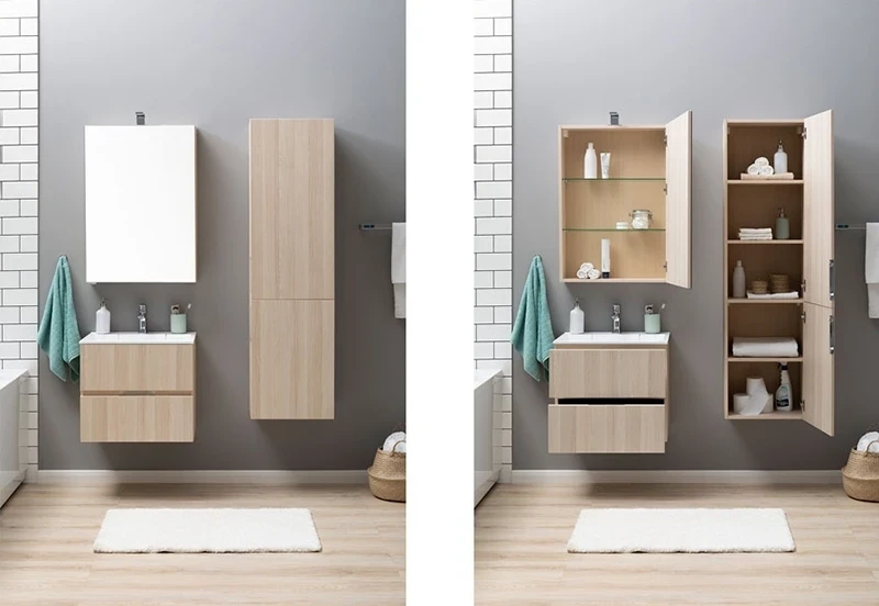 Зеркальный шкаф Aquanet Алвита 60 183994 R Белый 183994 МДФ / ЛДСП, стекло