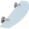 Стеклянная полка WasserKRAFT Tauber K-64424 Никель
