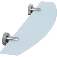 Стеклянная полка WasserKRAFT Tauber K-64424 Никель