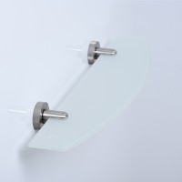 Стеклянная полка WasserKRAFT Tauber K-64424 Никель
