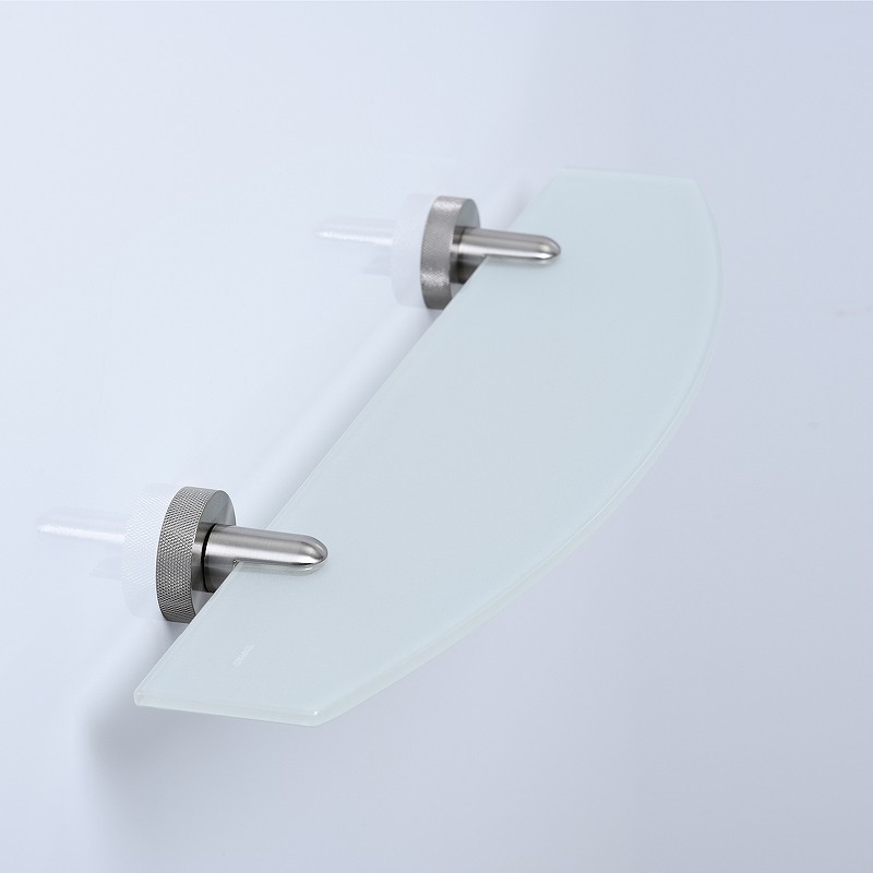 Стеклянная полка WasserKRAFT Tauber K-64424 Никель