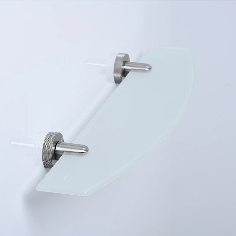 Стеклянная полка WasserKRAFT Tauber K-64424 Никель