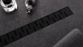 Душевой лоток Veconi Stesso Line Black 700 VSL700B с решеткой цвет Черный матовый