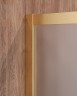 Душевой уголок Cezares Molveno 90x90 MOLVENO-A-2-90-P-BORO профиль Брашированное золото стекло рифленое