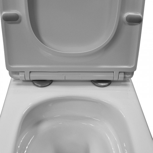 Унитаз Azario Armonia Торнадо AZ-2403 подвесной цвет Белый с сиденьем Микролифт