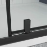 Душевая дверь Veconi Ottimo 120 OP20B-120-07-C9 профиль Черный матовый стекло матовое