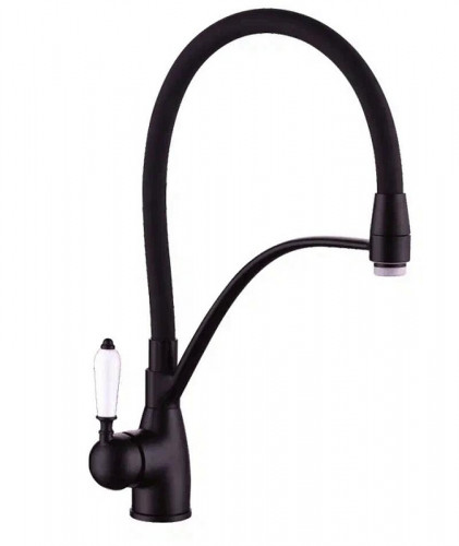 Смеситель для кухни Rose R153H цвет Черный