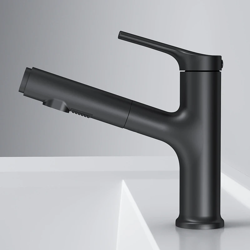 Смеситель для раковины AM.PM X-Joy F85B02922 Черный матовый латунь