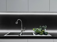Смеситель для кухни Rossinka T40-26 Хром латунь