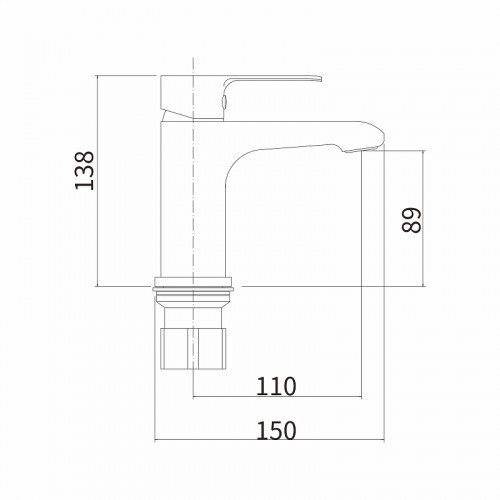 Смеситель для раковины Fashun A1082-8 цвет Белый