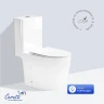 Унитаз-компакт Ceruttispa Таддео (Taddeo) Tornado CT12035 12035 цвет Белый с бачком и сиденьем Микролифт