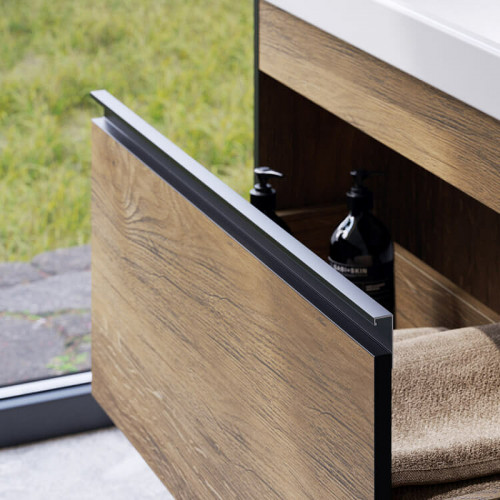 Тумба под раковину Aqwella Urban 60 URB0106DB подвесная Дуб балтийский МДФ / ЛДСП