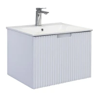 Тумба с раковиной Comforty Муром 60 00-00005266CF подвесная цвет Белый матовый