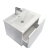 Тумба с раковиной Comforty Муром 60 00-00005266CF подвесная цвет Белый матовый