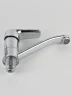 Кухонная мойка Mixline 80 R 527971 цвет Хром со смесителем Viko V-4110 Хром