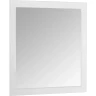 Зеркало ASB-Woodline Каталина 80 White 12082 с подсветкой Белое массив дерева, стекло