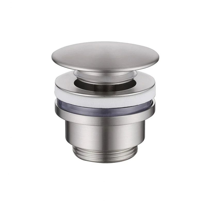 Донный клапан Abber AF0011SP click-clack цвет Сатин