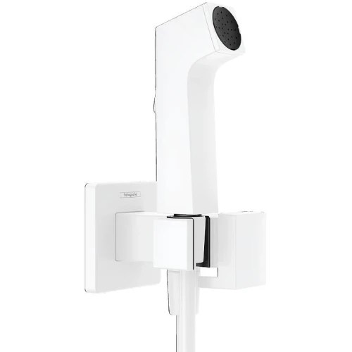 Гигиенический душ со смесителем Hansgrohe Set HG Bidette 29233700S Белый матовый