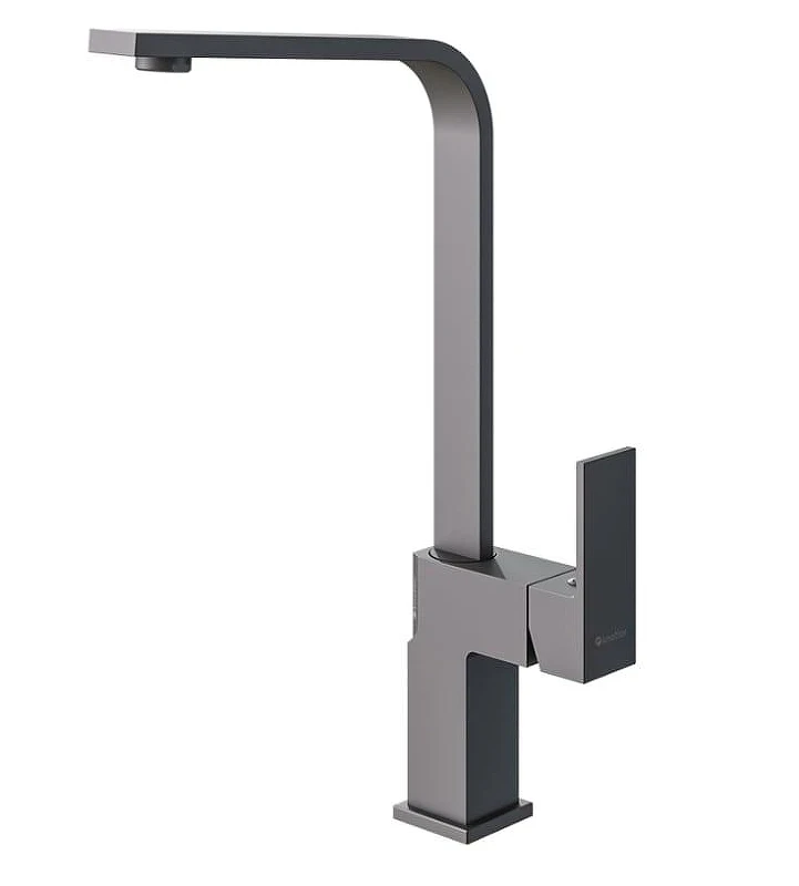 Смеситель для кухни Knotlor Stable KN-21/GM цвет Вороненая сталь
