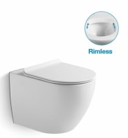 Унитаз SantiLine SL-5002 подвесной с сиденьем Микролифт фаянс подвесной