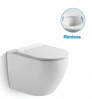 Унитаз SantiLine SL-5002 подвесной с сиденьем Микролифт фаянс подвесной