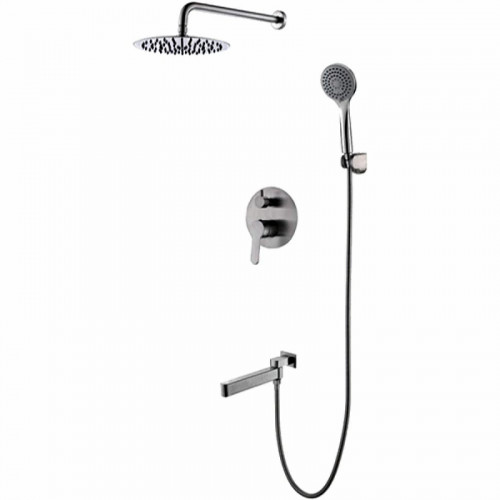 Душевая система Gappo G7199-30 Сатин нержавеющая сталь встраиваемый