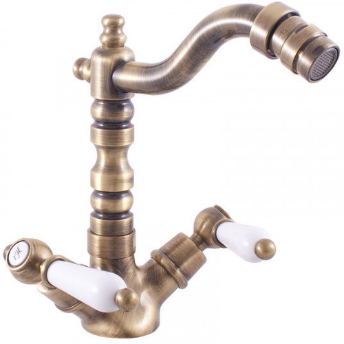 Смеситель для биде Rav Slezak Morava retro MK520.5/9SM Бронза латунь