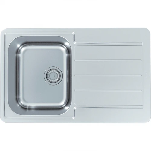 Кухонная мойка Alveus Line Max 80 SAT-90 790x500 1136608 Сатинированная сталь нержавеющая сталь встраиваемый