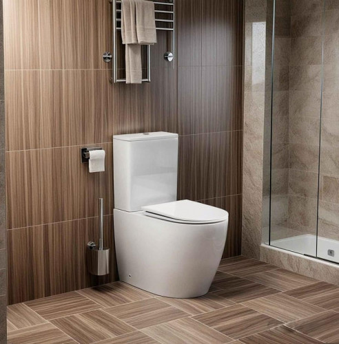 Унитаз компакт Ceruttispa Vince Tornado CT10373 с бачком и сиденьем Микролифт