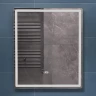 Зеркало Vigo Geometry Luxe 60 208 с подсветкой с бесконтактным выключателем с диммером с подогревом и часами