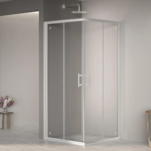 Душевой уголок RGW Passage 80x80 02913199-11 профиль цвет Хром стекло прозрачное