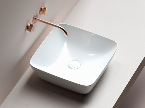 Раковина Ceramicanova Form 42 CN2002 Белая фаянс накладная