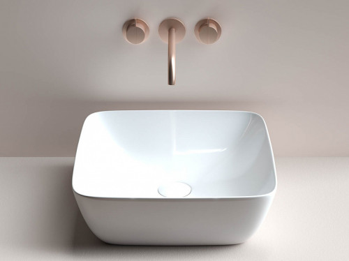 Раковина Ceramicanova Form 42 CN2002 Белая фаянс накладная