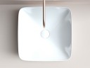 Раковина Ceramicanova Form 42 CN2002 Белая фаянс накладная