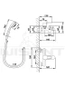 Смеситель для ванны Wisent W30215 цвет Хром