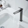 Смеситель для раковины Shevanik S4211T цвет Оружейная сталь