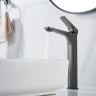 Смеситель для раковины Shevanik S4211T цвет Оружейная сталь