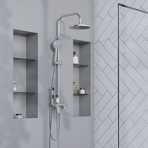 Душевая система Damixa Jupiter 977770000 Хром латунь на стену