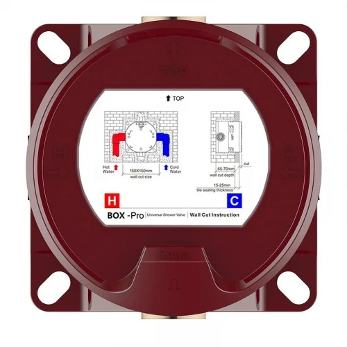 Душевая система AQUAme AQM8405MB с термостатом цвет Черный матовый